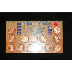 Historical 13 Colony Penny Collection