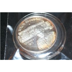 Nixon Re-elected Medal of the Month 1972