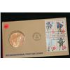 Image 1 : 1975 American Revolution Bicentennial Commemorative Medal & First Day Issue Stamps