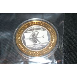 McCarran Airport 10 Dollar Gaming Token