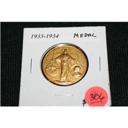 1934 Roman Catholic Redemption Medal