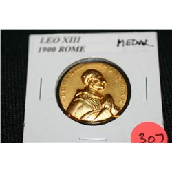 1900 Roman Catholic Pope Leo XIII Medal