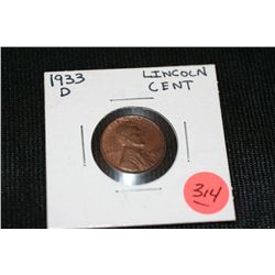 1933-D Wheat Back Penny