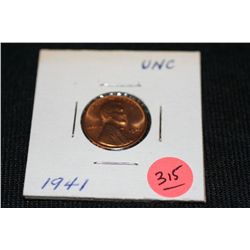 1941 UNC Wheat Back Penny