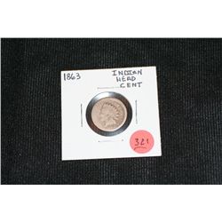 1863 Indian Head Penny