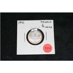 1991 Mexico 1/2 Onza