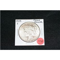 1935-S Silver Peace Dollar