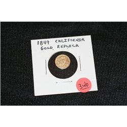 1849 California Gold Replica Coin