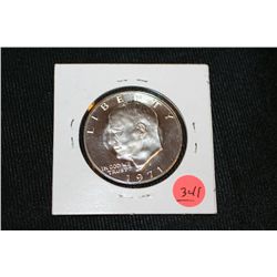 1971-S Eisenhower Dollar (Mel Wacks) 1984 Summer Olympics