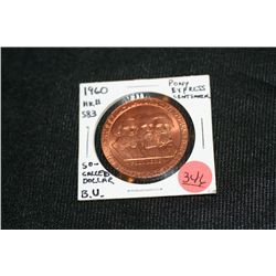 1960 Pony Express Centennial So-Called Dollar BU