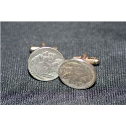Buffalo Nickel Cufflinks