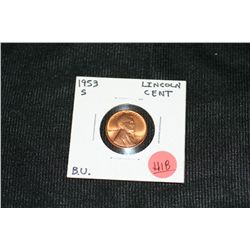 1953-S Wheat Back Penny