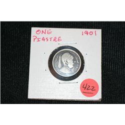 1901 One Piastre Coin