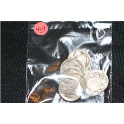 Lot of 10, Buffalo Nickels various dates & conditions