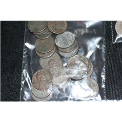 Lot of 25, Steel War Pennies various dates & conditions