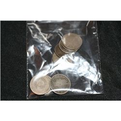 Lot of 10, V-Nickels, various dates & conditions