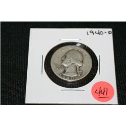 1940-D Washington Quarter