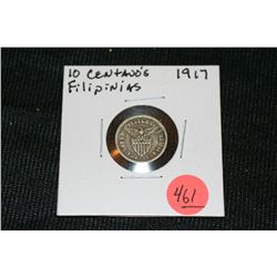 1917 Phillapino 10 Centavos