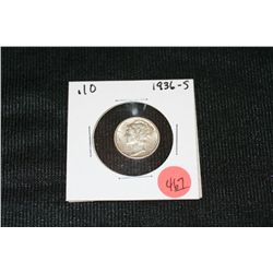 1936-S Mercury Dime