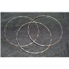 Image 1 : Lot of 3, Silver Bangle Bracelet