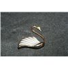 Image 1 : Sterling Silver Swan Brooch