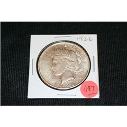 1922 Silver Peace Dollar