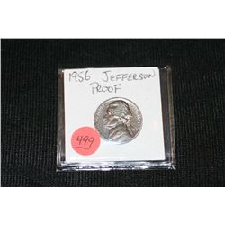 1956 Jefferson Proof Nickel