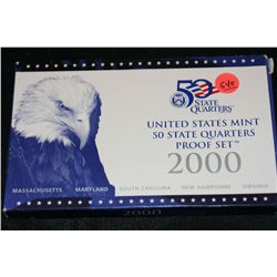 2000 US Mint State Quarter Proof Set