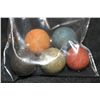 Lot of 5, Vintage Porcelien Marbles