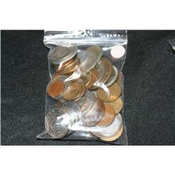 Lot of 30+, Foreign Coins & Tokens various dates and conditions