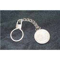 Mexican 50 Centavos Key Chain