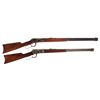 Image 1 : Two Winchester Lever Action Rifles -A) Winchester Model 94 Takedown Lever Action Rifle