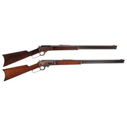 Two Marlin Lever Action Rifles -A) Marlin Model 1894 Lever Action Rifle