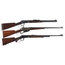 Three Winchester Lever Action Rifles -A) Winchester Model 94 Lever Action Rifle