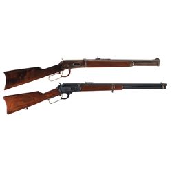 Two Lever Action Long Guns -A) Winchester Model 1894 Lever Action Rifle