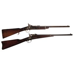 Two Antique Carbines -A) Enfield-Snider Mark III Cavalry Carbine