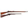 Image 1 : One Rifle and One Carbine -A) U.S. Springfield Model 1884 Trapdoor Rifle