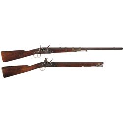 Two European Flintlock Carbines -A) French Flintlock Carbine
