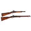 Image 1 : Two Percussion Carbines -A) Unknown Percussion Carbine