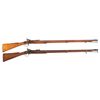 Image 1 : Two Enfield Snider Rifles -A) Enfield Birmingham Snider Pattern II ** Single Shot Breech Loading Rif