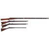 Image 1 : Four Long Guns -A) Massive Unmarked Matchlock Musket