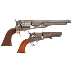 Two Colt Percussion Revolvers -A) Colt Model 1860 Army Percussion Revolver