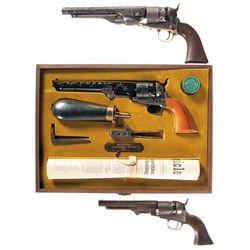 Three Percussion Revolvers -A) Black Powder Series U.S. Colt Model 1860 Army Percussion Revolver