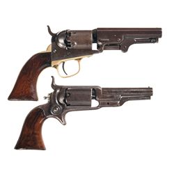 Two Colt Percussion Revolvers -A) Colt Model 1849 Pocket Percussion Revolver
