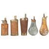 Image 1 : Five Small Powder Flasks