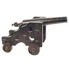 Image 1 : Miniature Cast Iron Breech Loading Cannon with Ships Carriage