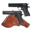 Image 1 : Two 45 ACP Semi-Automatic Pistols -A) Argentine Model 1927 Semi-Automatic Pistol