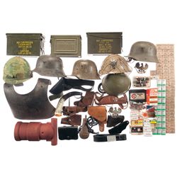 Ammunition, Helmets, and Firearm Related Items