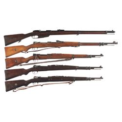 Five Military Bolt Action Rifles -A) Amberg Arsenal Model G88 Bolt Action Rifle