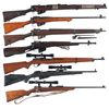 Image 1 : Seven Rifles -A) Number One Mark 3 Bolt Action Rifle